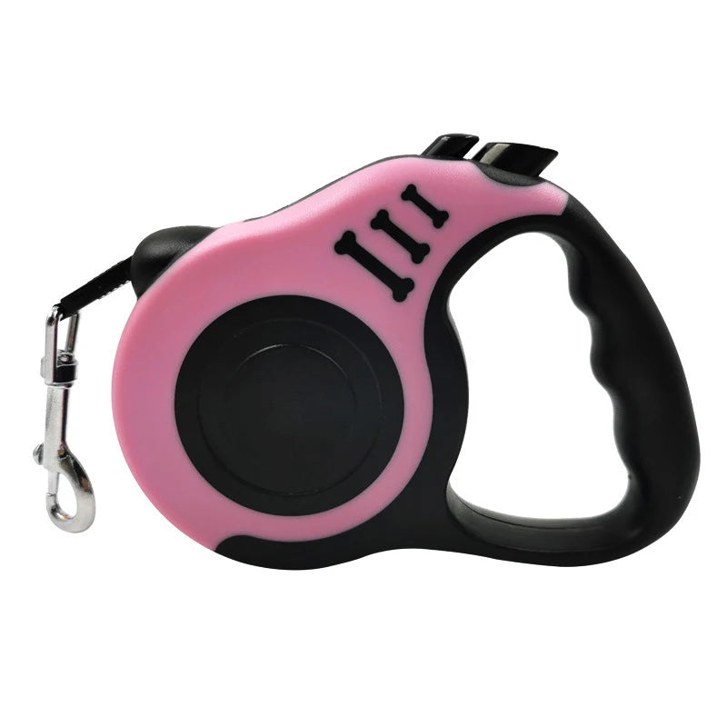 3M 5M Durable Nylon Retractable Dog Leash for Small, Medium, and Large Breeds, Ideal for Yorkshire and Other Pets