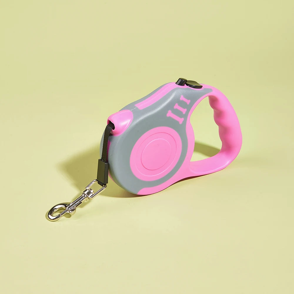 3M 5M Durable Nylon Retractable Dog Leash for Small, Medium, and Large Breeds, Ideal for Yorkshire and Other Pets