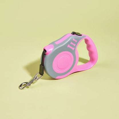 3M 5M Durable Nylon Retractable Dog Leash for Small, Medium, and Large Breeds, Ideal for Yorkshire and Other Pets