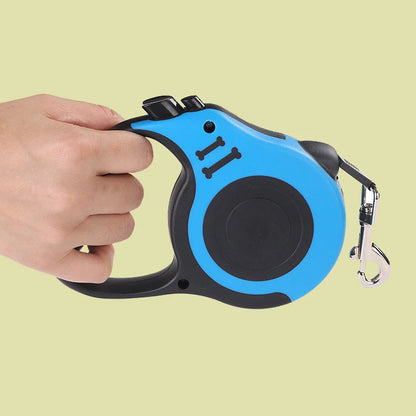 3M 5M Durable Nylon Retractable Dog Leash for Small, Medium, and Large Breeds, Ideal for Yorkshire and Other Pets