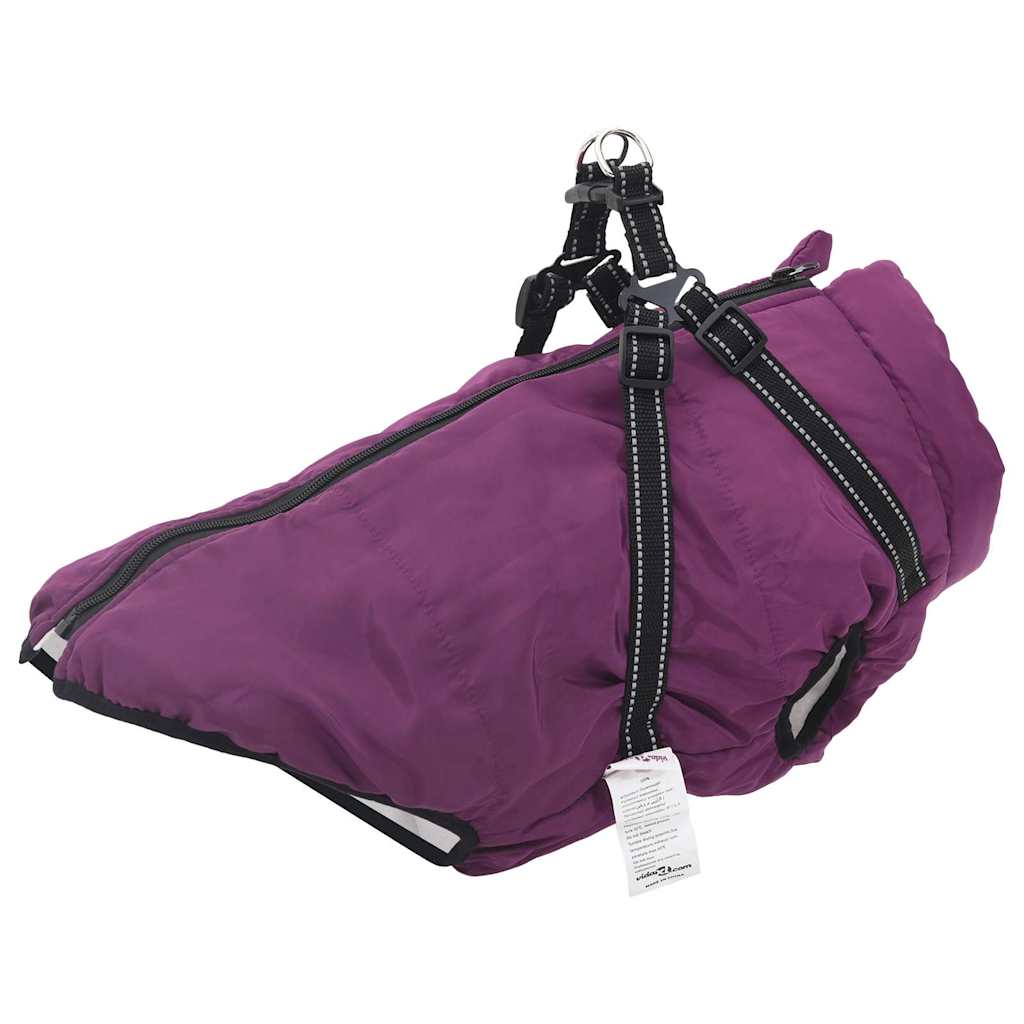 Dog Coat Jacket Vest with Built-In Harness – Waterproof & Reflective
