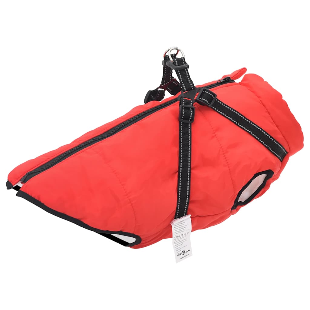Dog Coat Jacket Vest with Built-In Harness – Waterproof & Reflective
