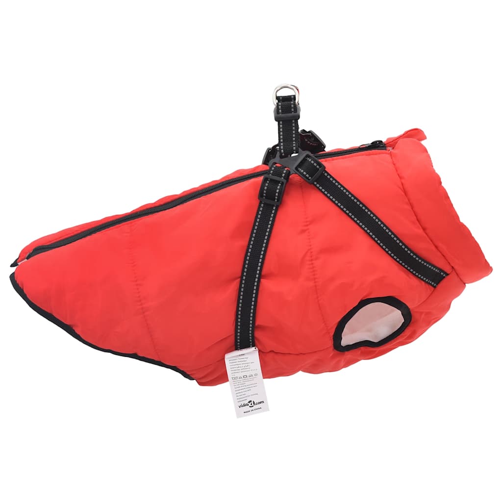 Dog Coat Jacket Vest with Built-In Harness – Waterproof & Reflective