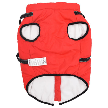 Dog Coat Jacket Vest with Built-In Harness – Waterproof & Reflective