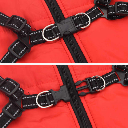 Dog Coat Jacket Vest with Built-In Harness – Waterproof & Reflective