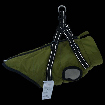 Dog Coat Jacket Vest with Built-In Harness – Waterproof & Reflective