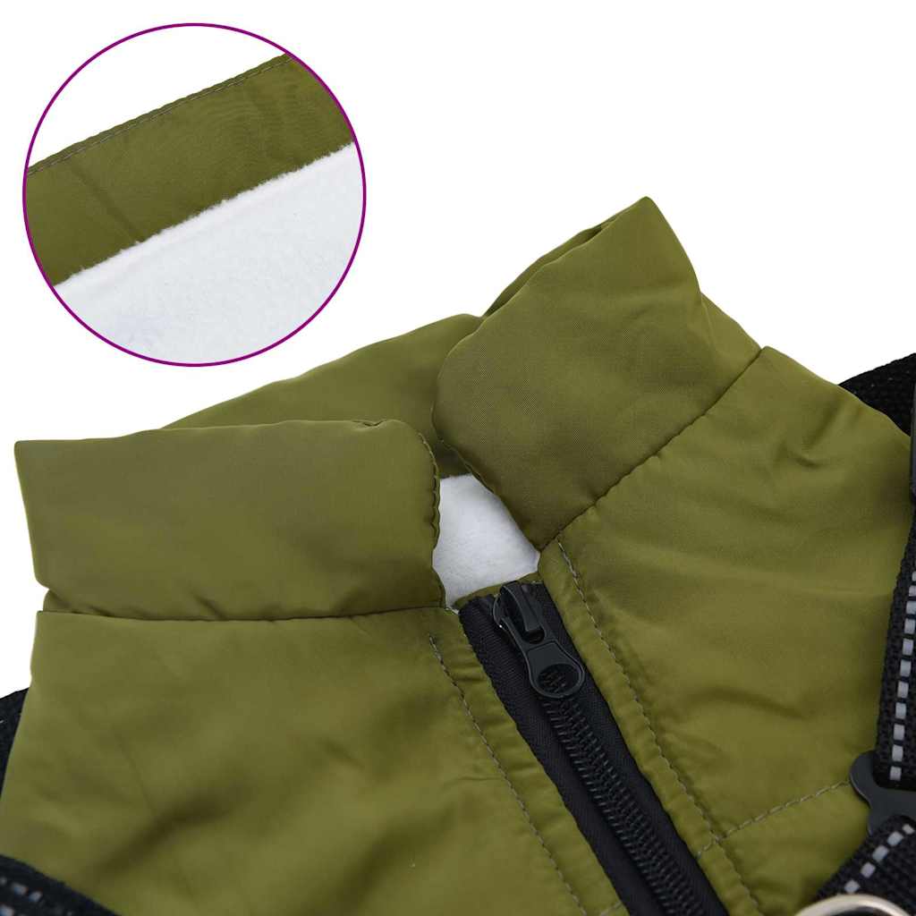 Dog Coat Jacket Vest with Built-In Harness – Waterproof & Reflective