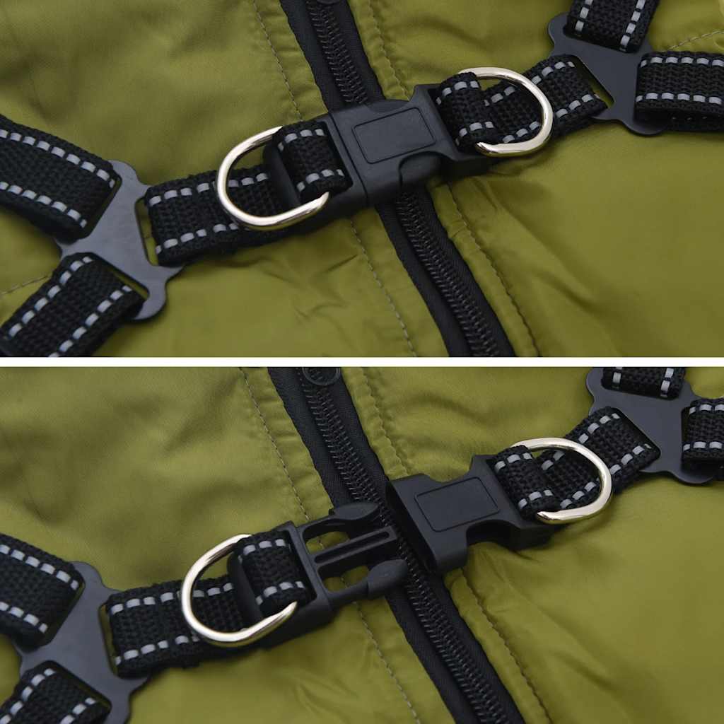 Dog Coat Jacket Vest with Built-In Harness – Waterproof & Reflective