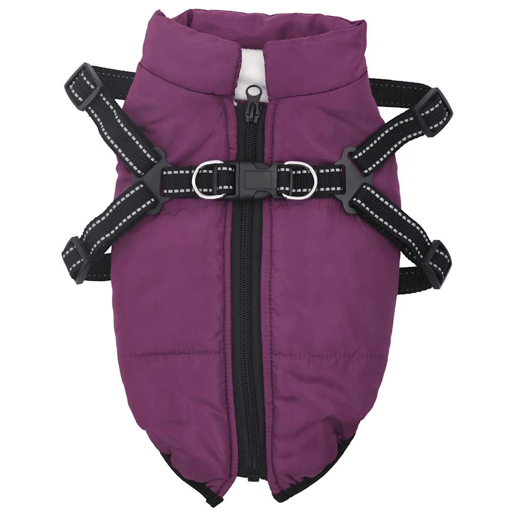Dog Coat Jacket Vest with Built-In Harness – Waterproof & Reflective