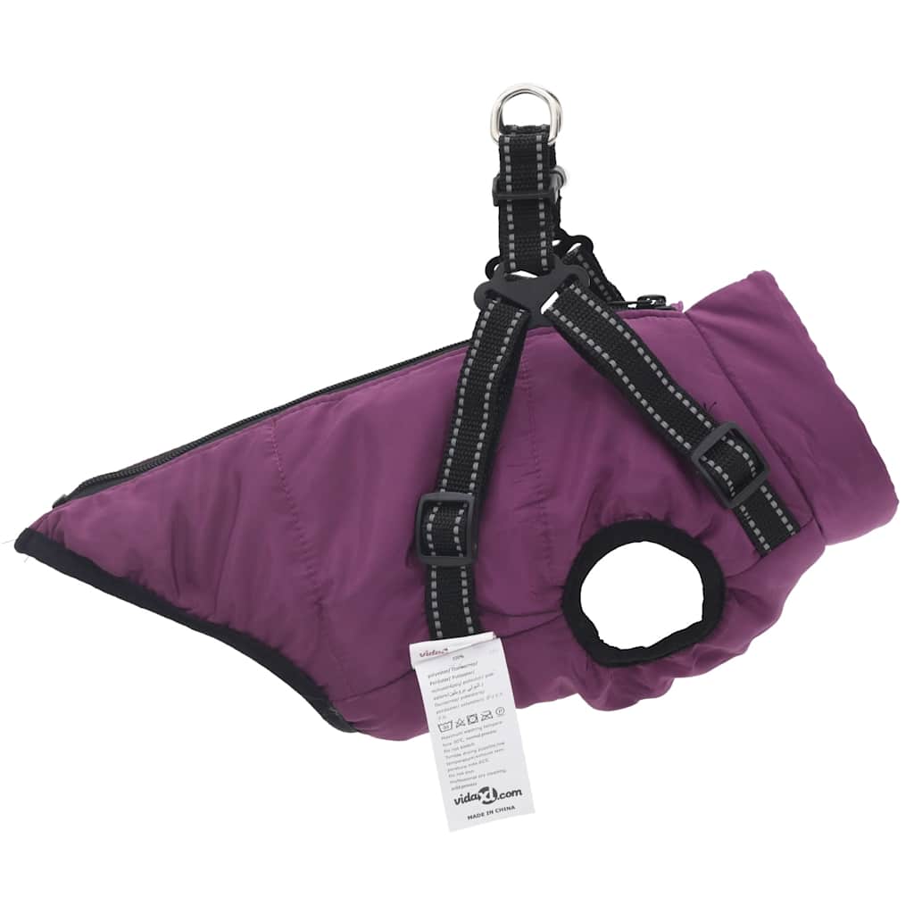 Dog Coat Jacket Vest with Built-In Harness – Waterproof & Reflective