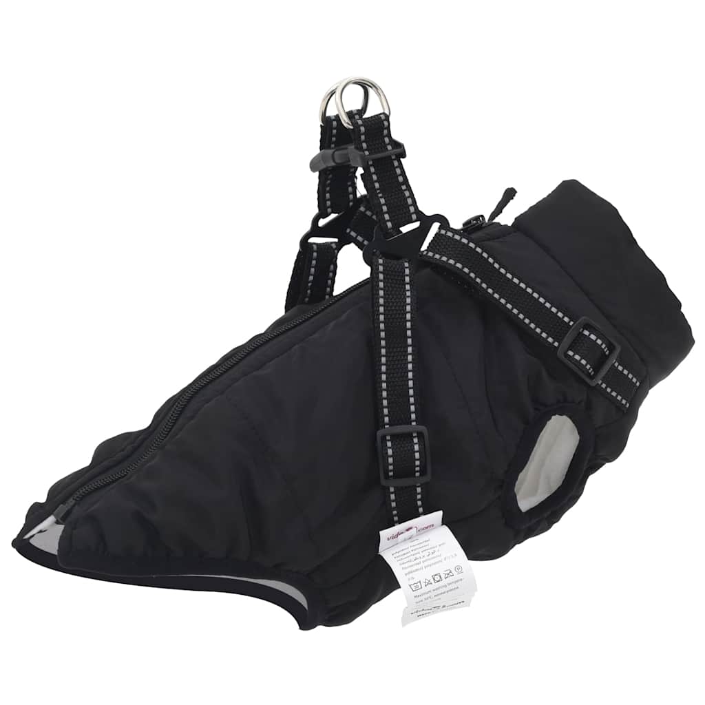Dog Coat Jacket Vest with Built-In Harness – Waterproof & Reflective