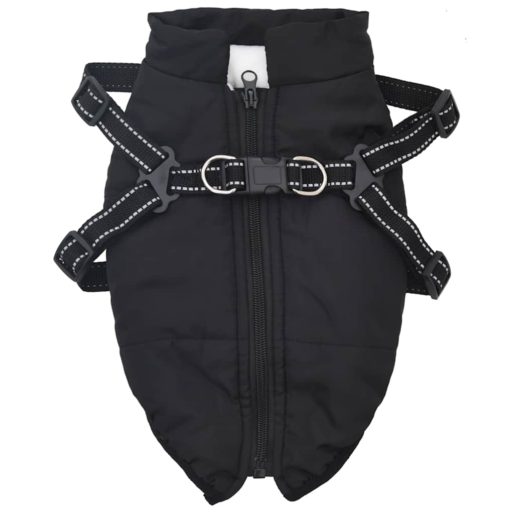 Dog Coat Jacket Vest with Built-In Harness – Waterproof & Reflective