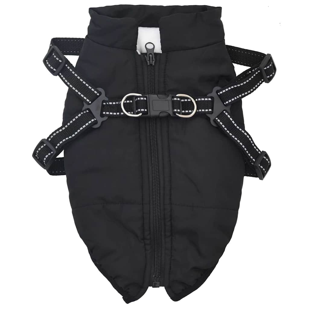 Dog Coat Jacket Vest with Built-In Harness – Waterproof & Reflective
