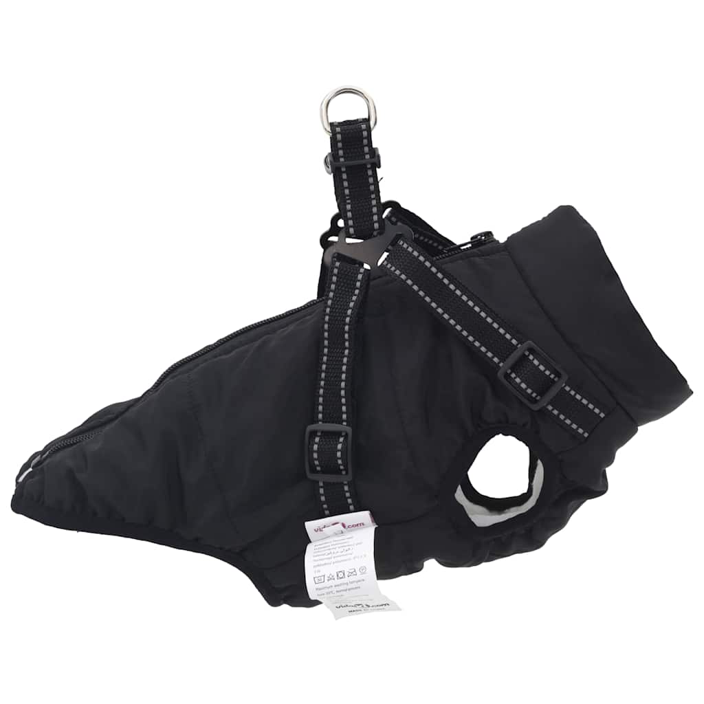 Dog Coat Jacket Vest with Built-In Harness – Waterproof & Reflective