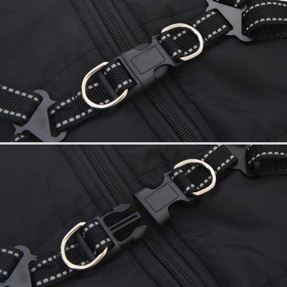Dog Coat Jacket Vest with Built-In Harness – Waterproof & Reflective
