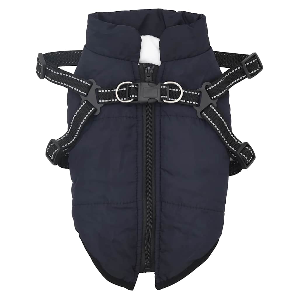 Dog Coat Jacket Vest with Built-In Harness – Waterproof & Reflective