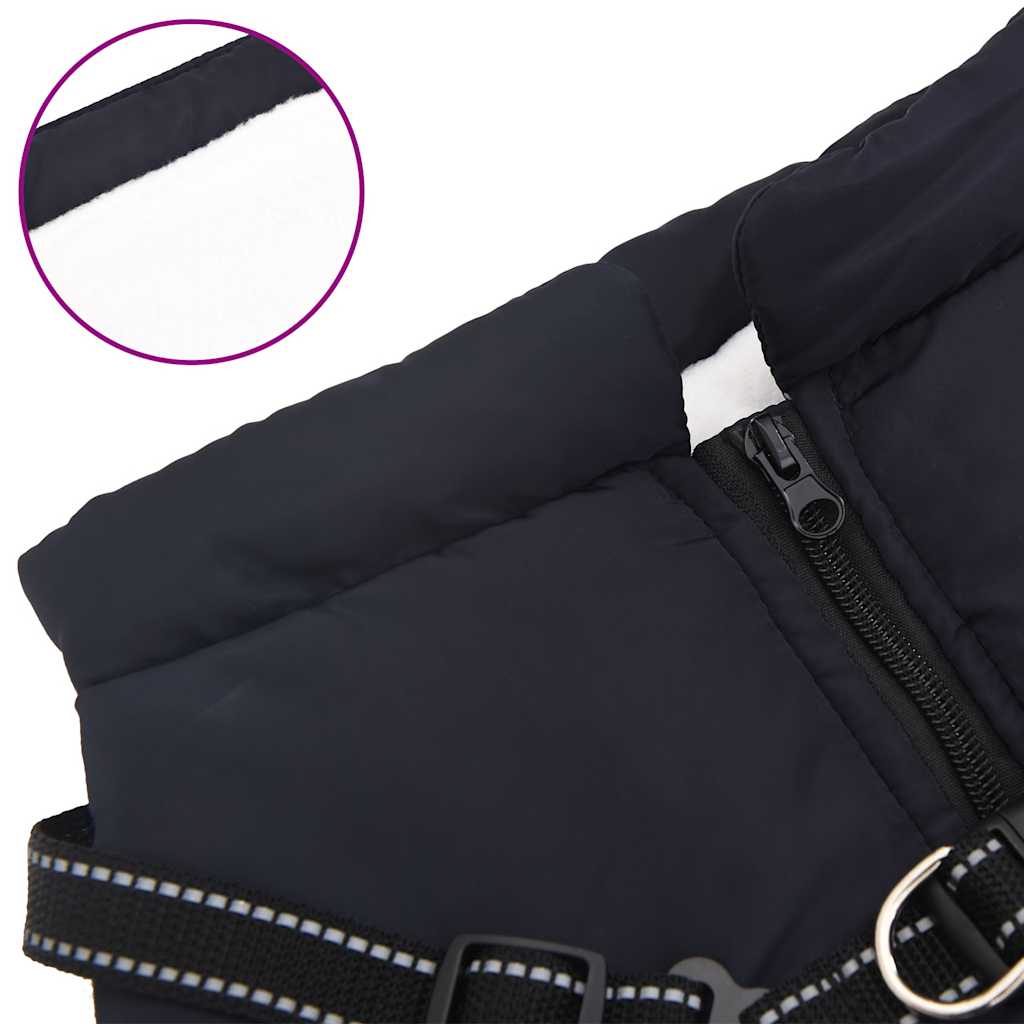 Dog Coat Jacket Vest with Built-In Harness – Waterproof & Reflective