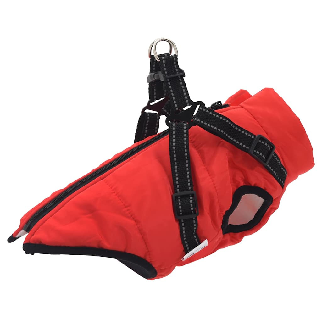 Dog Coat Jacket Vest with Built-In Harness – Waterproof & Reflective