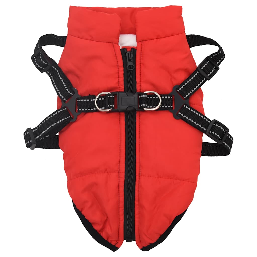 Dog Coat Jacket Vest with Built-In Harness – Waterproof & Reflective