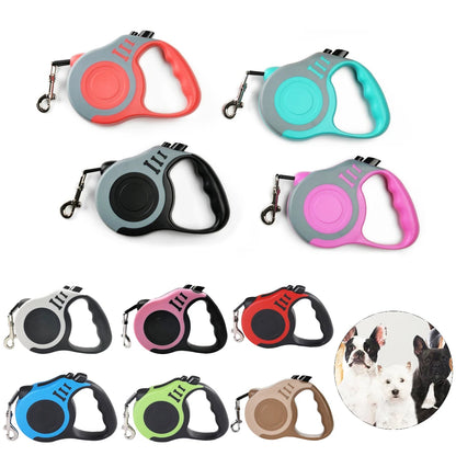 3M 5M Durable Nylon Retractable Dog Leash for Small, Medium, and Large Breeds, Ideal for Yorkshire and Other Pets