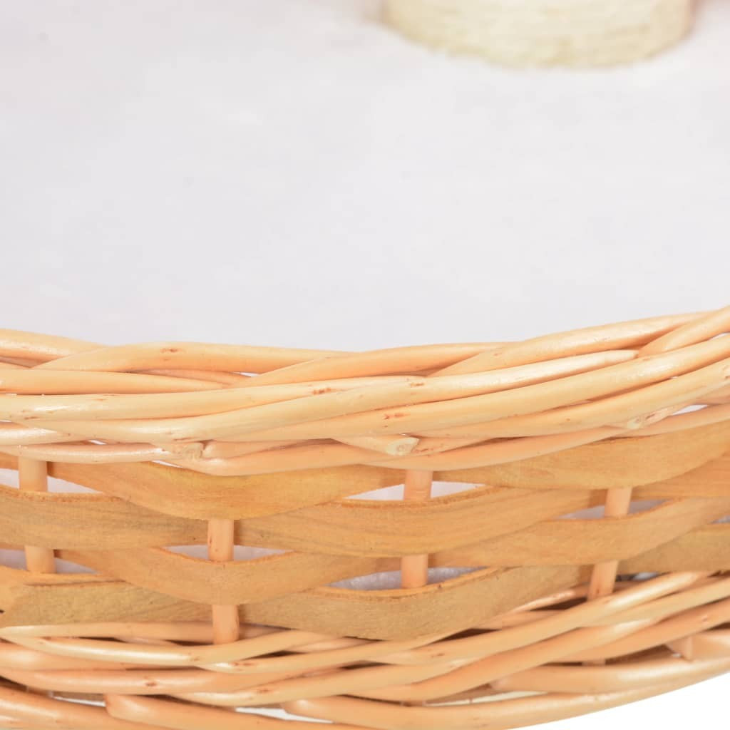 Willow Wood Cat Tree with Sisal, 94 cm Cat Scratching Tower
