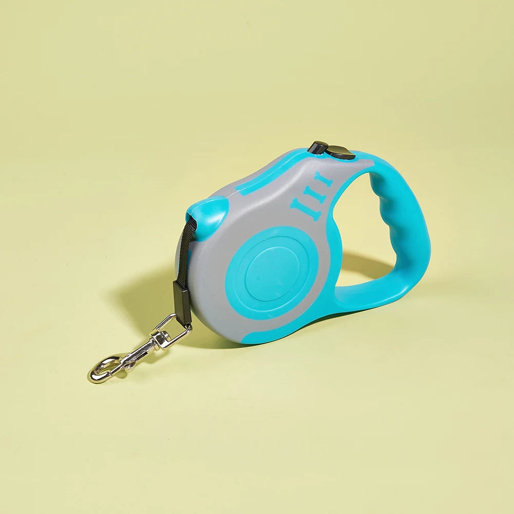 3M 5M Durable Nylon Retractable Dog Leash for Small, Medium, and Large Breeds, Ideal for Yorkshire and Other Pets