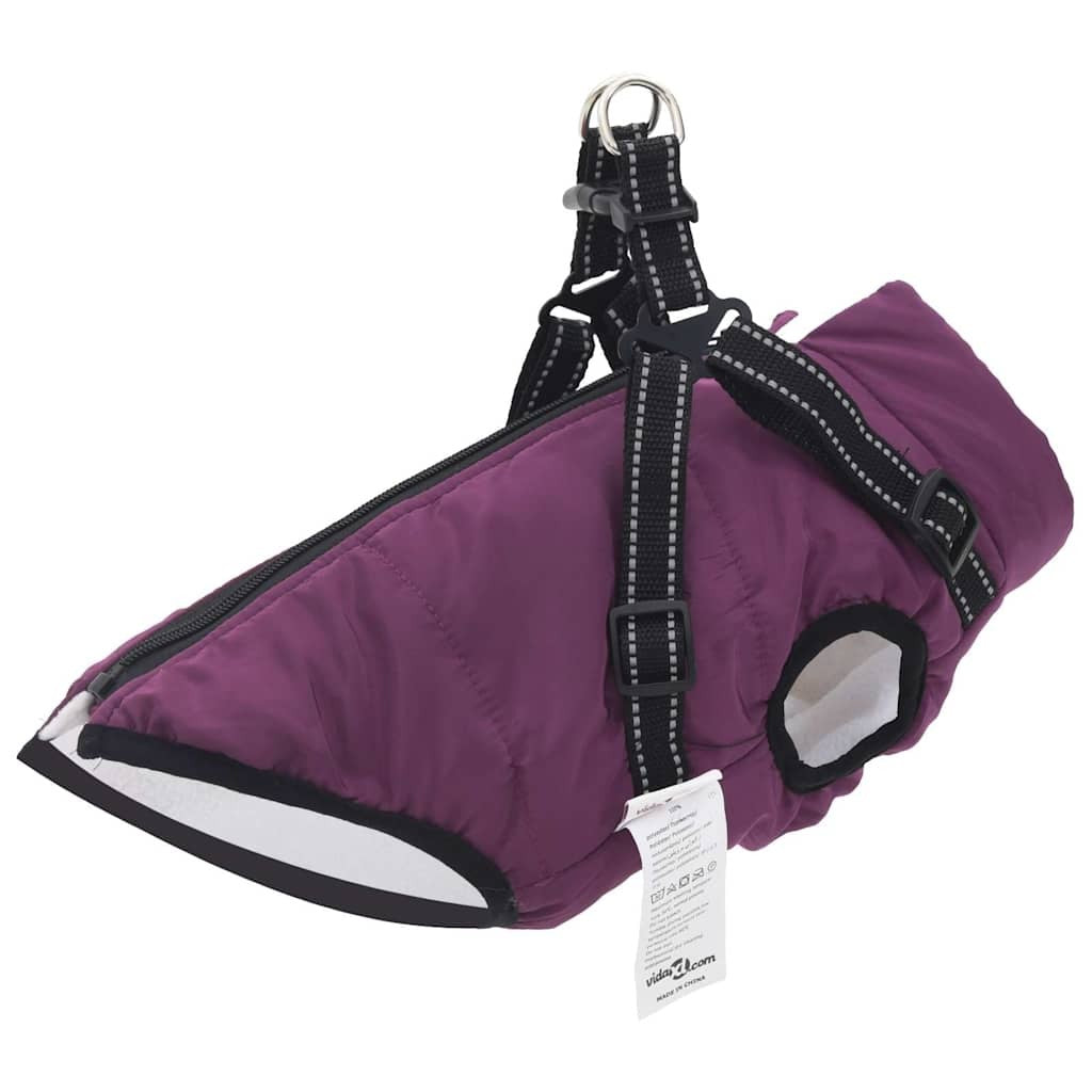 Dog Coat Jacket Vest with Built-In Harness – Waterproof & Reflective