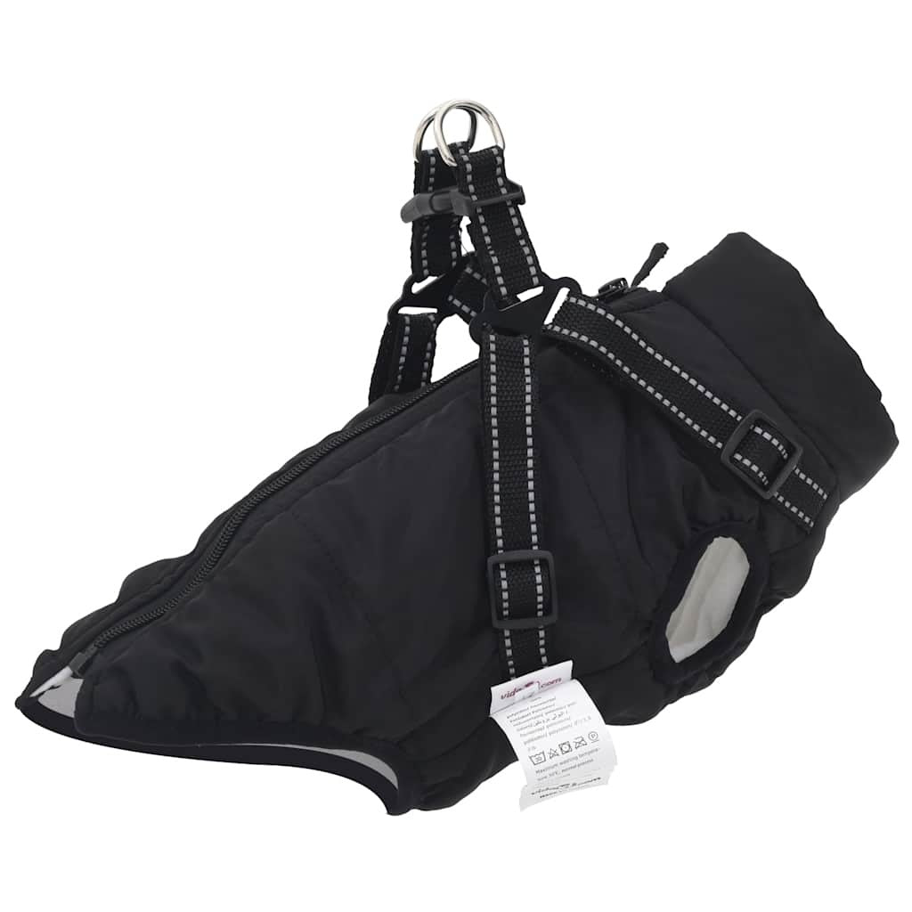 Dog Coat Jacket Vest with Built-In Harness – Waterproof & Reflective